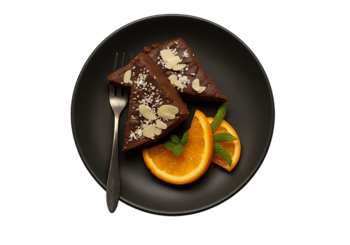 Saftiger Double Schoko-Brownie