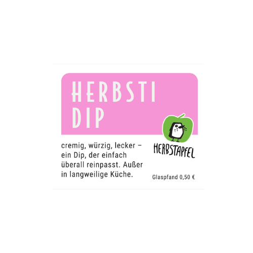 Herbsti Dip im Pfandglas