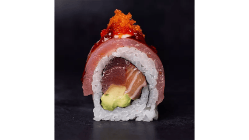 Soft Shell Rainbow Roll