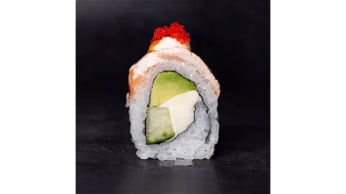 Flambé Soft Shell Salmon Cheese