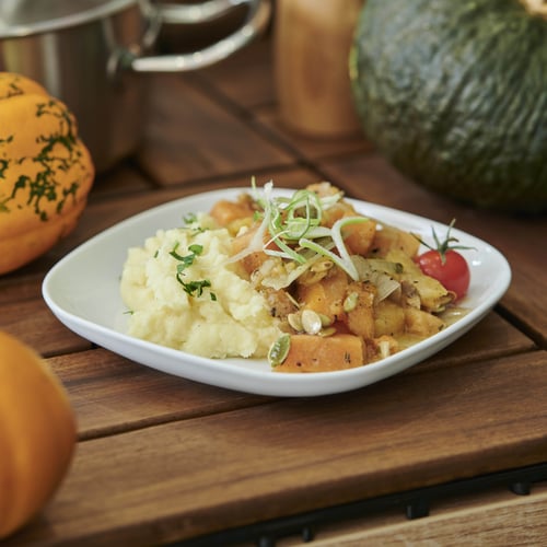 Herzhaftes Kürbis-Schalotten-Ragout 