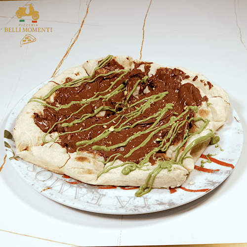 Pizza Nutella con Pistacchio