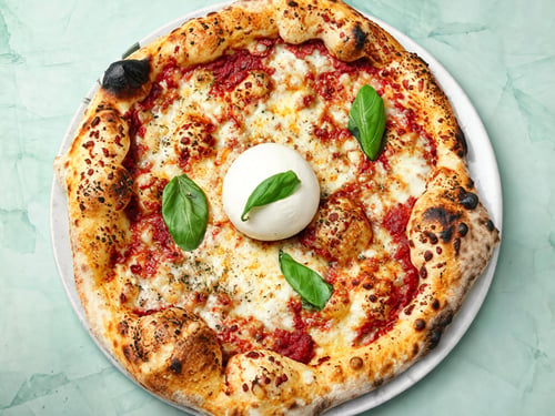 Pizza Burrata rossa
