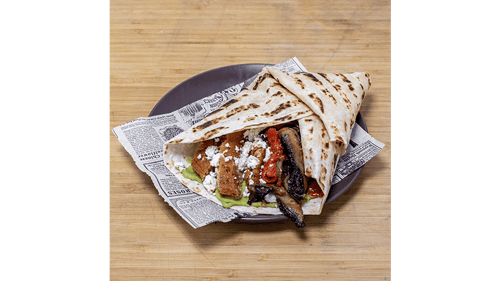 Veggie Fiesta wrap Plate