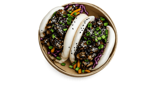 Soy Garlic Bao Buns (2 Stück)