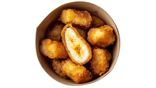 Fried Banana Bites (4 Stück)