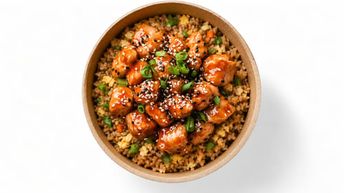 Orange Chicken Rice (Fried)
