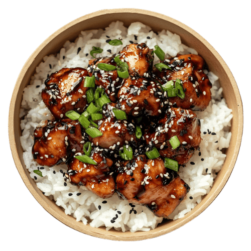 Soy Garlic Chicken Rice