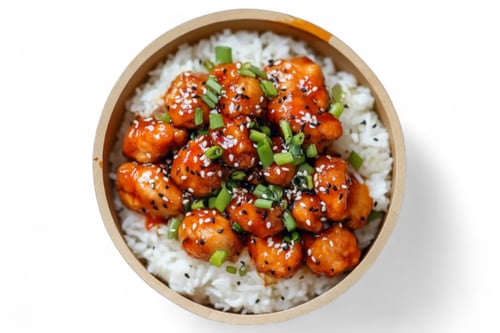 Creamy Sriracha Chicken Rice