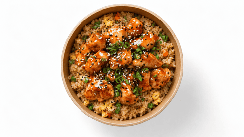Spicy Gochujang Chicken Rice (Fried)