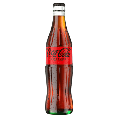 Coca Cola Zero 0,33l Glasflasche