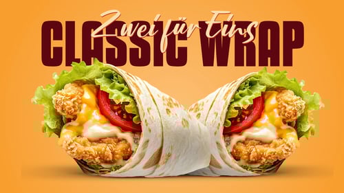 Zwei für Eins Classic Wrap