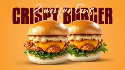 Zwei für Eins Crispy Burger