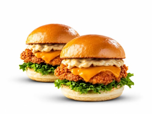 Zwei Crispy Burger Special