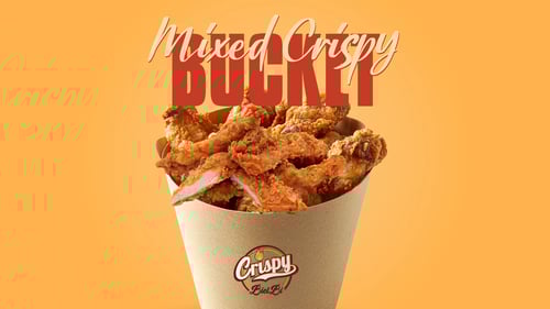 Mix Bucket MENÜ (14 Wings, 8 Filets)
