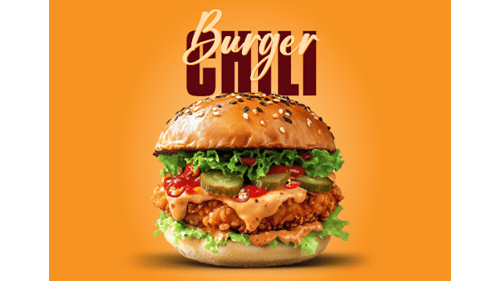 Chili Cheese Burger MENÜ