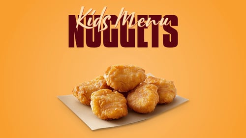 Kids Menü (4 Nuggets)