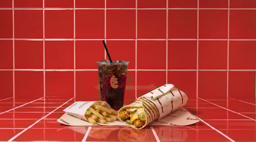 Coop Garlic Parm Wrap Menü