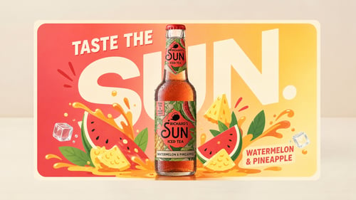 Watermelon & Pineapple Richards Sun Eistee 0,33l
