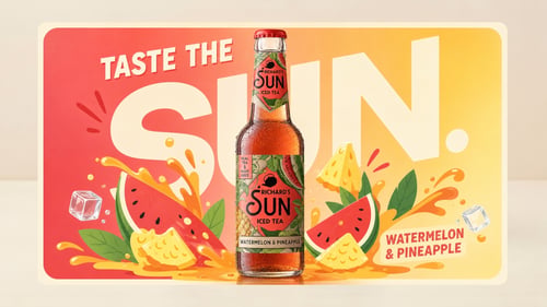 Watermelon & Pineapple Richards Sun Eistee 0,33l