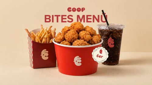 6 Stück Filet Bites Menü