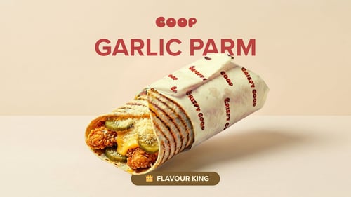 Coop Garlic Parm Wrap