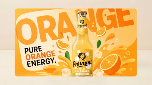 Orange Proviant Limo 0,33l