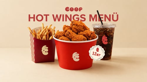 12 Stück Hot Wings Menü