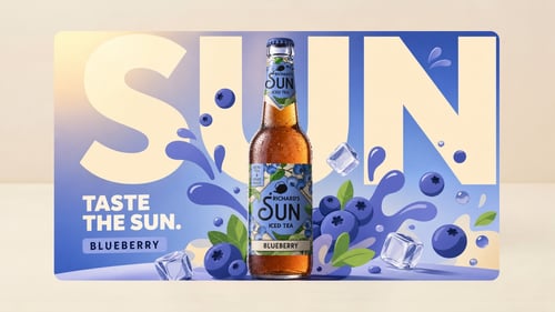 Blueberry Richards Sun Eistee 0,33l
