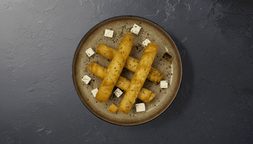 Crispy Cheese Rolls