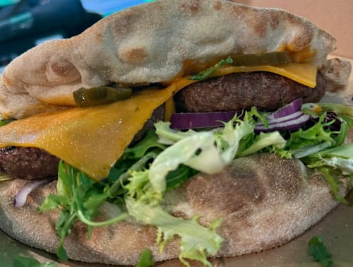 Burgertasche Cheese & Spicy