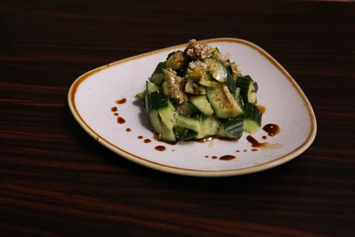Chinesischer Gurkensalat Pai Huang Gua Chinesischer Gurkensalat Pai Huang Gua