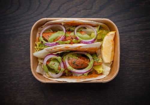 Lamb Kheema Kebab Cosmic Soft Taco