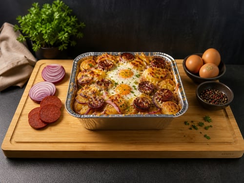 Brat-Kartoffel-Auflauf