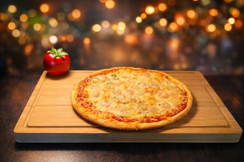 Pizza Shrimps & Kapern Klein, ø 24cm