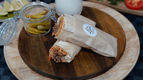 Hatay Style Yaprak Doner Wrap