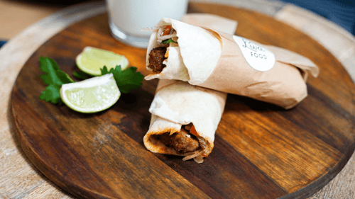 Lamb BBQ Wrap