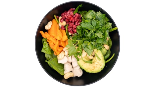 Avocado Hähnchen Bowl
