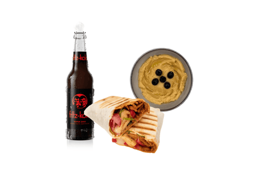 Menü 6 – Planted Kebab Wrap mit Hummus