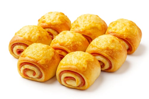 Pizzabrötchen mit Salami