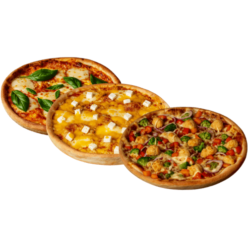 5x Pizza Large, ø 33cm