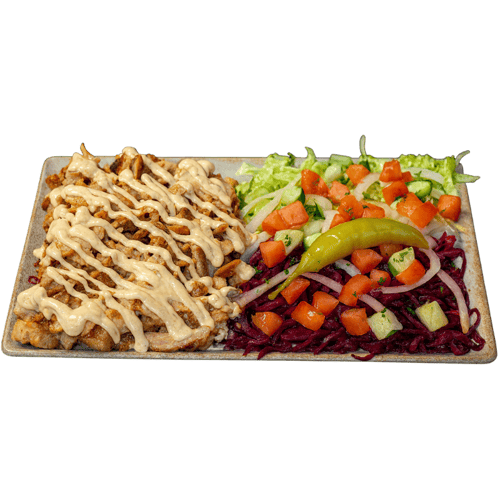 Döner Teller mit Salat