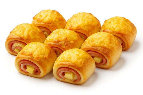 Pizzabrötchen mit Ananas