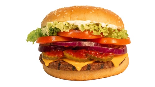 Cheeseburger einzeln Cheeseburger einzeln