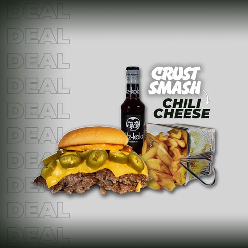 Crust Smash Chilli Cheese Menü
