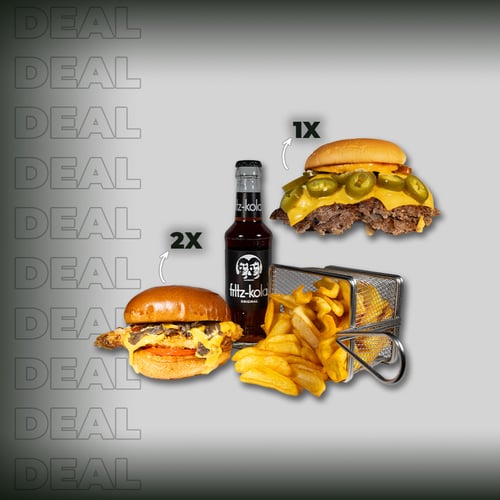 2x Crispy Chicken Menu + Crust Smash Chilli Cheese