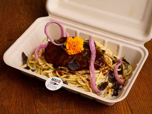 Hausgemachte Spaghetti Trüffel mit Rinderfilet