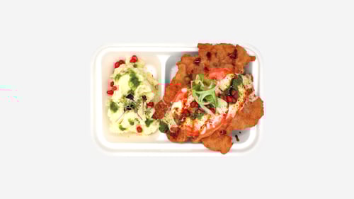 Hähnchenschnitzel überbacken