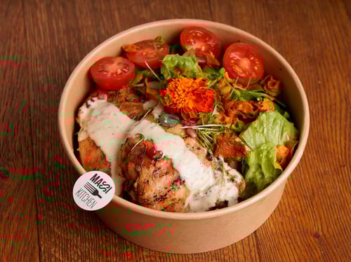 Gegrillte-Hähnchen-Bowl