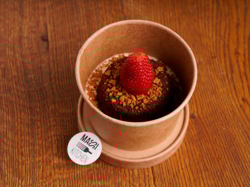 Lauwarmes Schokoladentörtchen